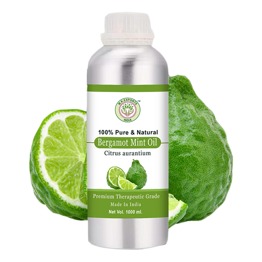 Bergamot Mint Essential Oil for Cosmetic And Pharma uses hair oil
