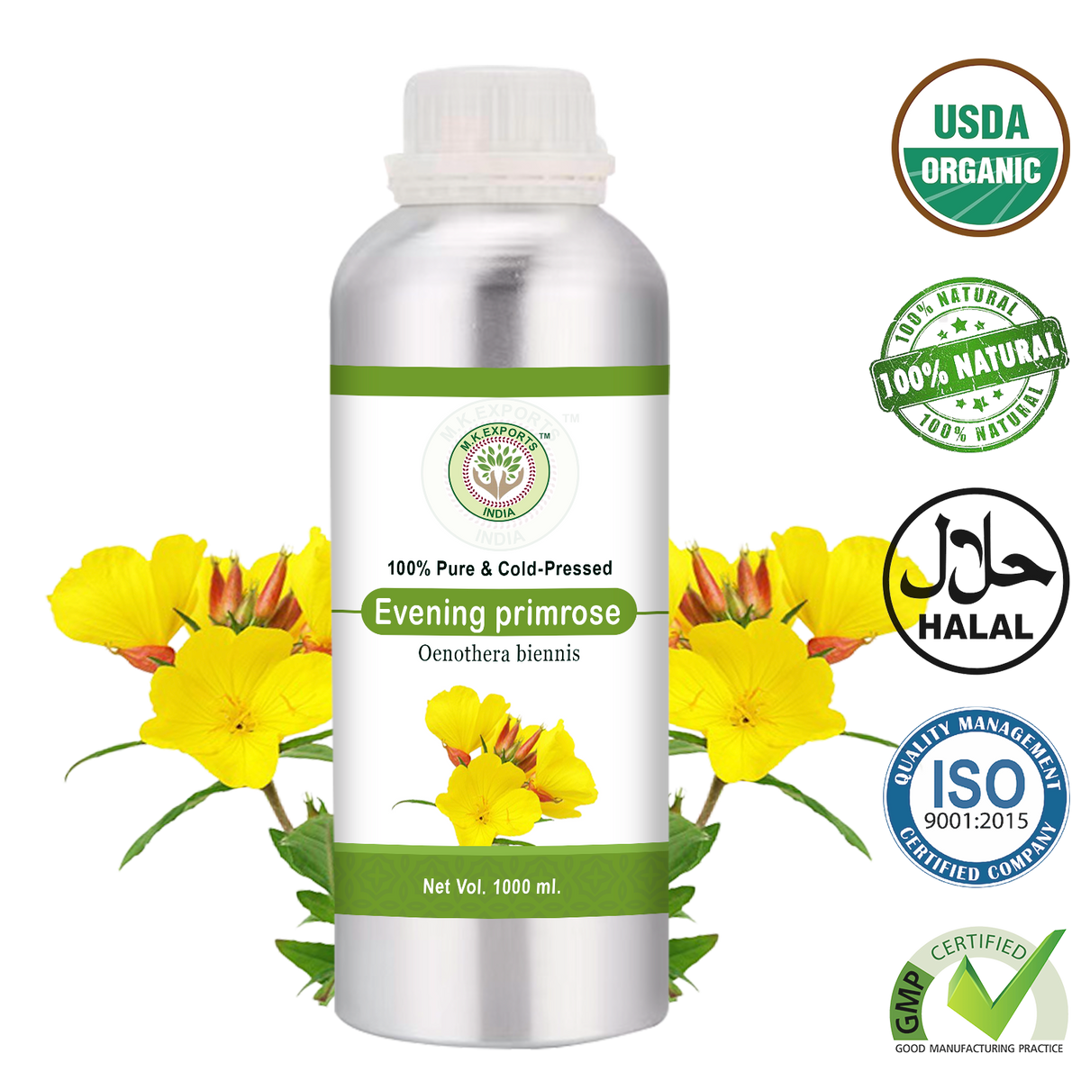 Wholesale Supplier Of Natural Evening primrose Carrier Oil