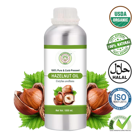 Hazelnut Organic Carrier Oil From India